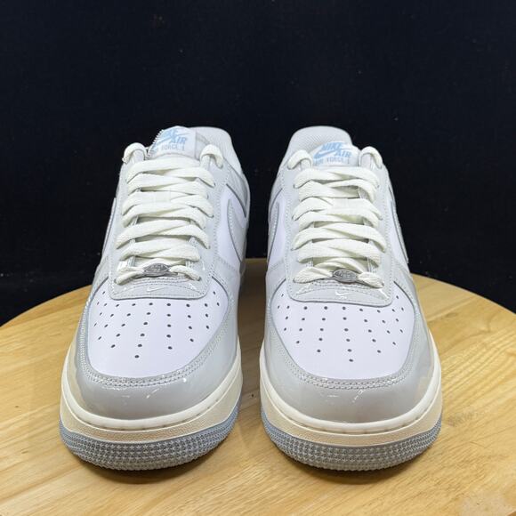 Nike Air Force 1 \'07 White Photon Dust Sail Patent Leather IH4461 100 Size 11 main image 7